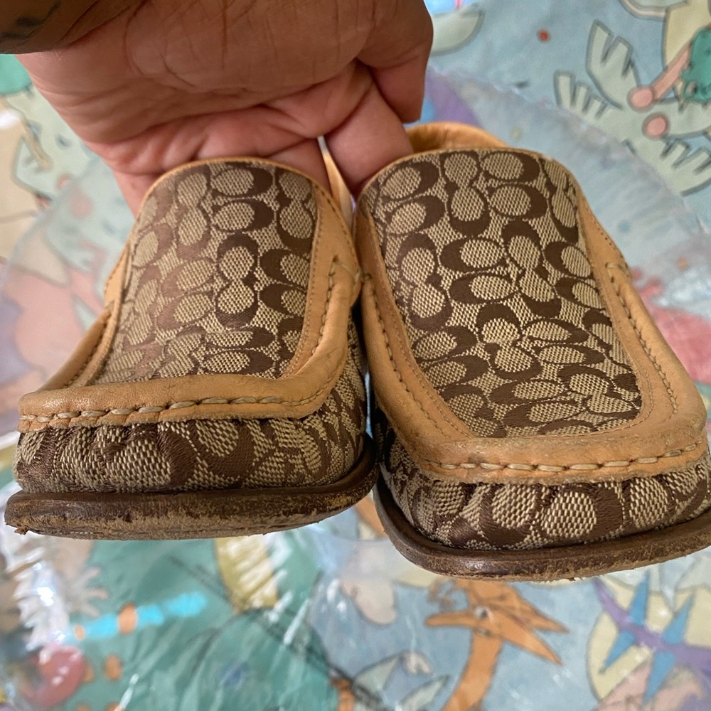 Coach monogram loafer